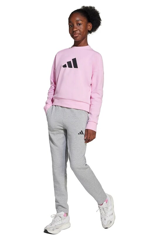 adidas tuta per bambini maglia rosa JJ4800