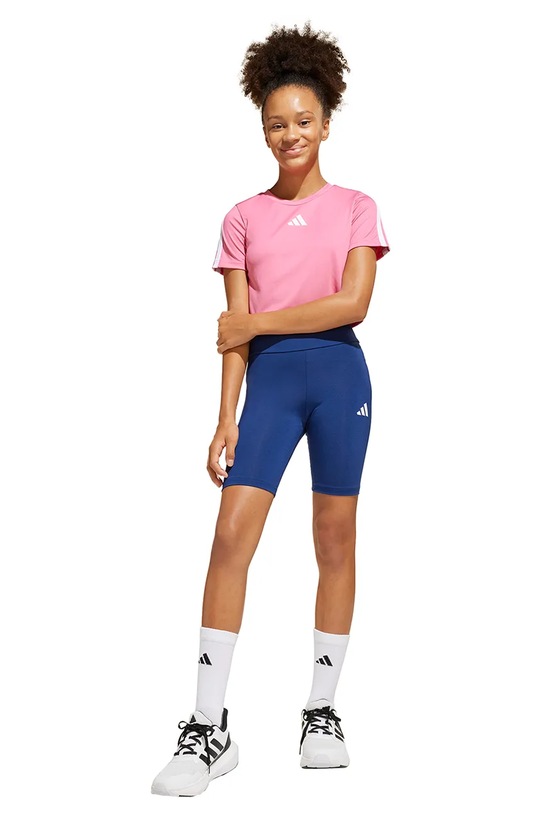 adidas dres dziecięcy aplikacja różowy JJ5043