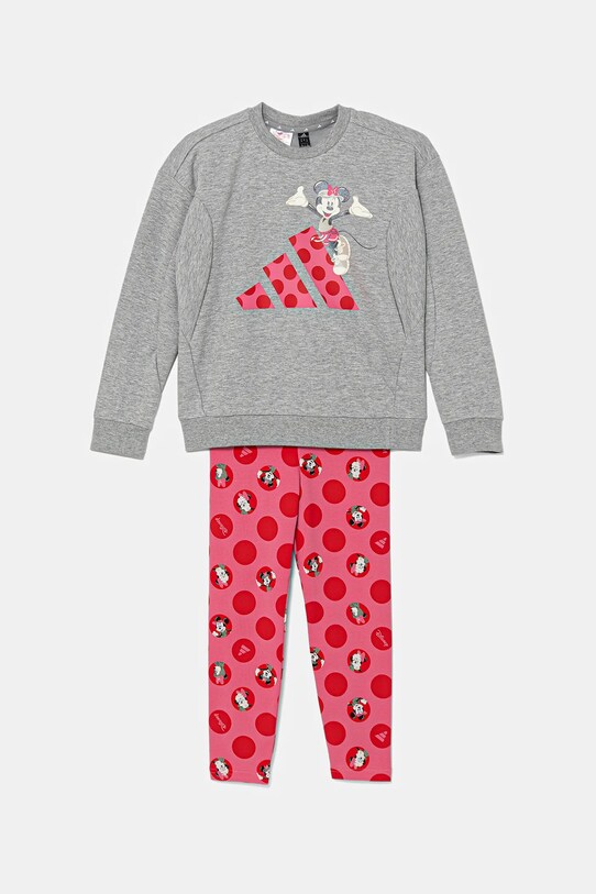 adidas komplet dresowy dziecięcy JF3645 różowy SS25