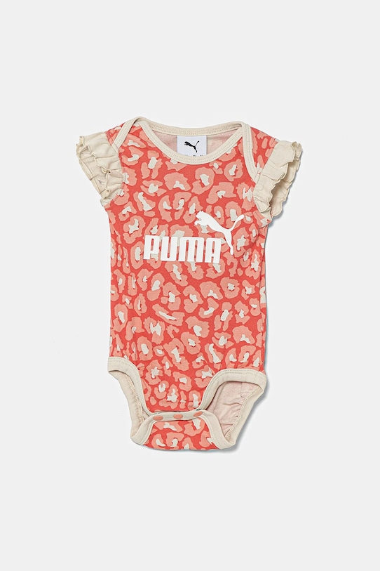 Детский хлопковый комплект Puma MINICATS ESS ANIMAL Newborn 3-Piece Set 686291 розовый SS25