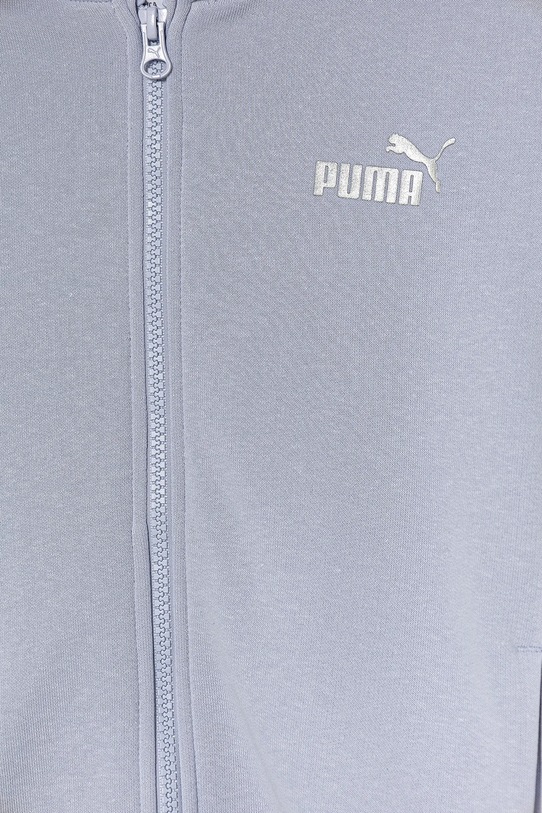 Fete Puma trening copii Metallic Hooded Sweat Suit TR 686305 albastru