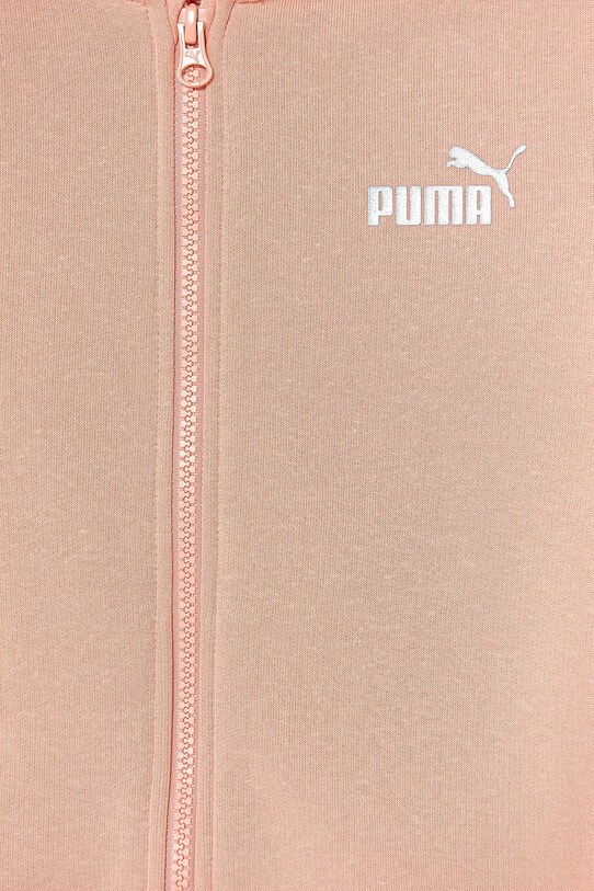 Fete Puma trening copii Metallic Hooded Sweat Suit TR 686305 portocaliu