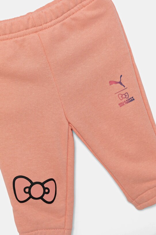 Dziewczynka Puma dres dziecięcy HELLO KITTY & FRIENDS MINICATS Crew Set TR 630065 pomarańczowy