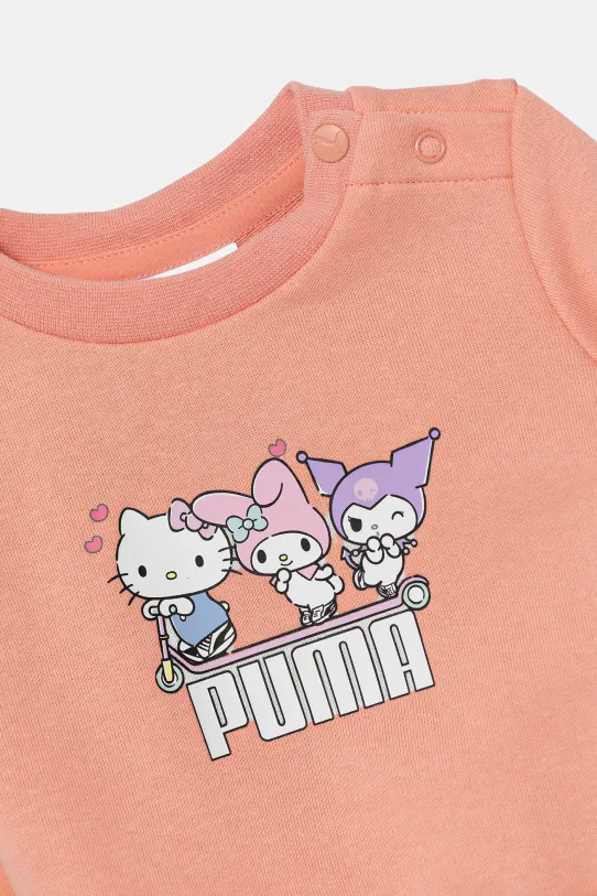 Puma dres dziecięcy HELLO KITTY & FRIENDS MINICATS Crew Set TR pomarańczowy 630065