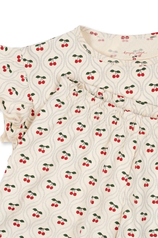 Fete Konges Sløjd compleu LIN FRILL SET GOTS KS103199 bej