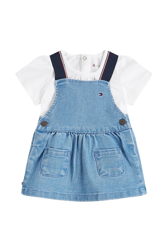 Комплект для младенцев Tommy Hilfiger ткань голубой KN0KN02049.PPYA