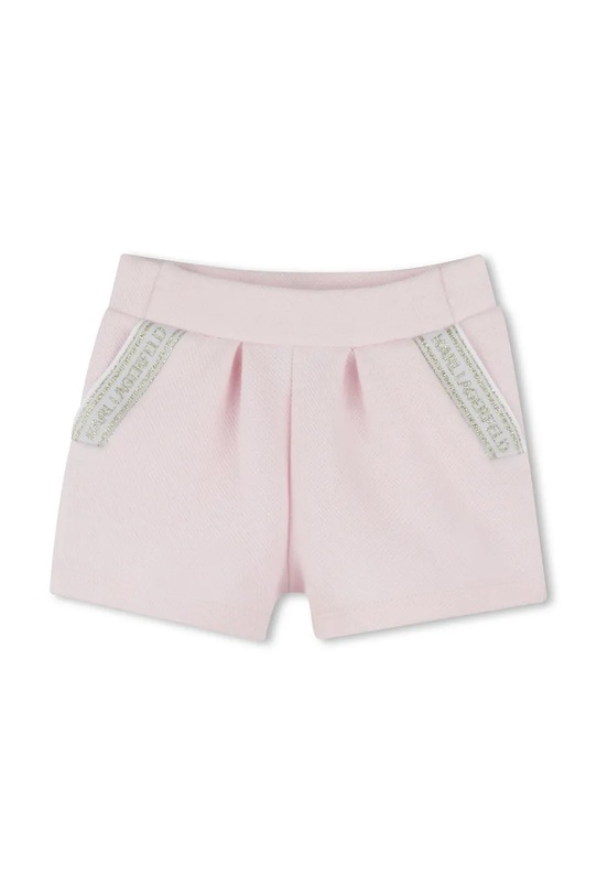 Pamučna dječja trenirka Karl Lagerfeld bijela Z30513.86.108