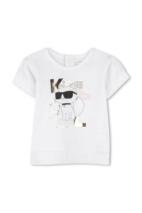 Дитячий бавовняний комплект Karl Lagerfeld Z30513.60.81 білий SS25