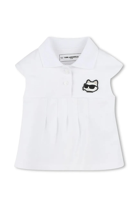 Κοριτσίστικα Βρεφικό βαμβακερό σετ Karl Lagerfeld Z30518.60.81 λευκό