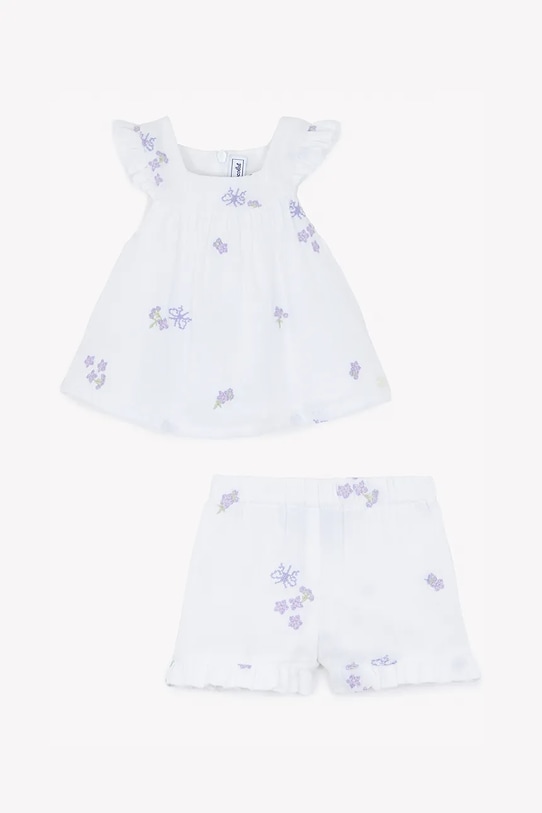 Момиче Детски памучен комплект Tartine et Chocolat CA37031.104 бял