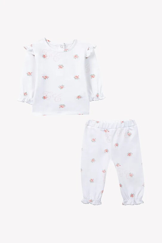 Tartine et Chocolat pijamale din bumbac pentru bebelusi CA54180.80.86 alb SS25