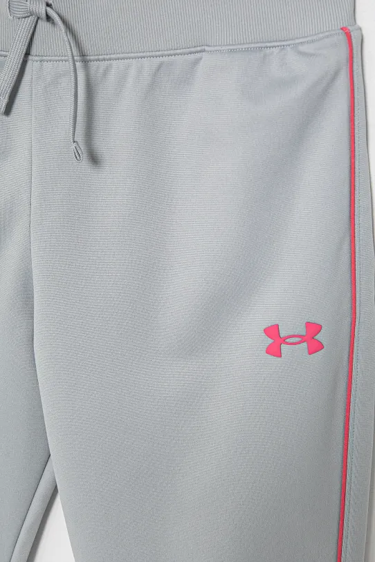 Otroška trenirka Under Armour Icon Knit Crop Tracksuit siva 1386528