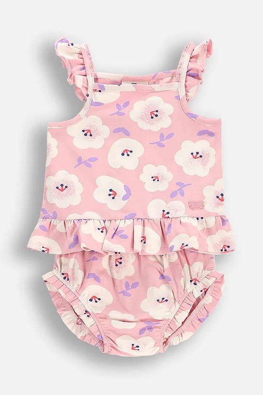 Coccodrillo compleu bumbac roz WC5117301HGN