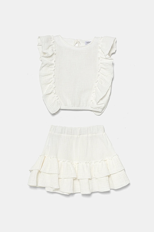 Jamiks set di lana bambino/a JAGIENKA II tessuto bianco JAGIENKA.II.Ko.JLH112.G