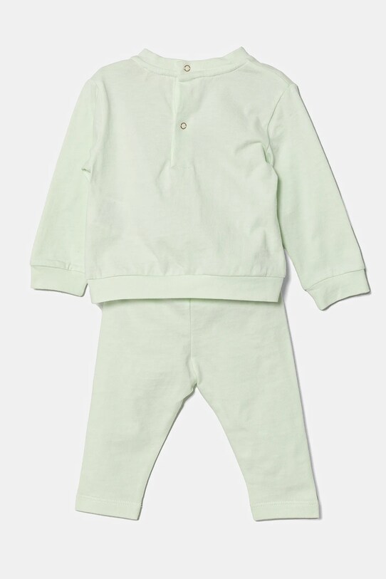 Elisabetta Franchi completo in cotone neonato/a ENCD097.0.JF054 verde SS25