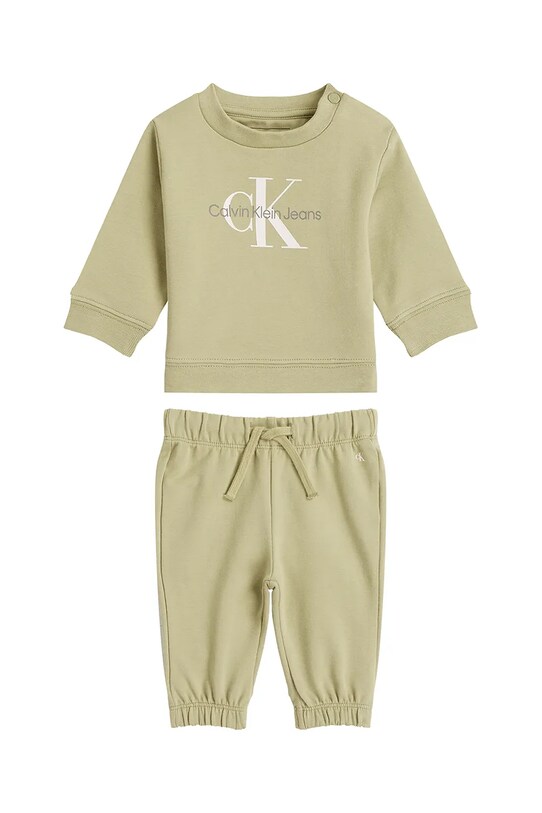 Детский комплект Calvin Klein Jeans 3 шт с эластаном зелёный IN0IN00011.PPYA