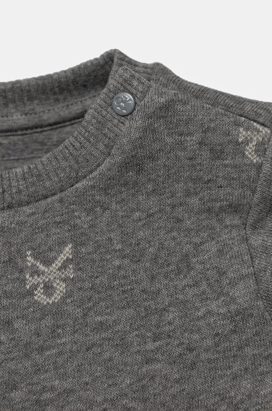 Chłopiec Calvin Klein Jeans dres bawełniany niemowlęcy IN0IN00264.PPYA szary