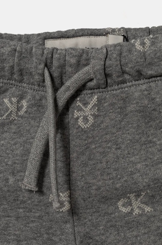 Calvin Klein Jeans dres bawełniany niemowlęcy szary IN0IN00264.PPYA