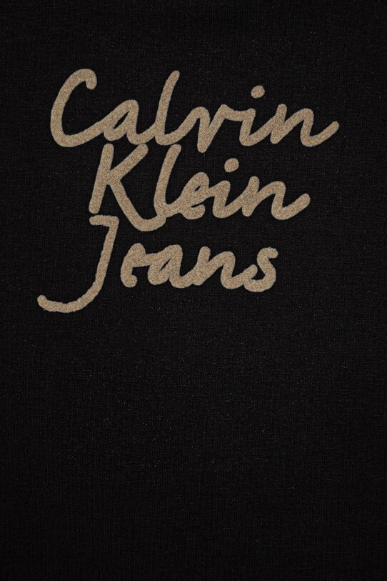 Chłopiec Calvin Klein Jeans dres dziecięcy IN0IN00288.PPYA czarny
