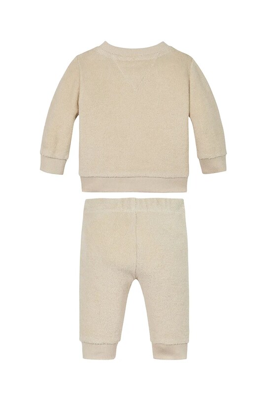Pamučna trenirka za bebe Tommy Hilfiger KN0KN01980.PPYA bež SS25