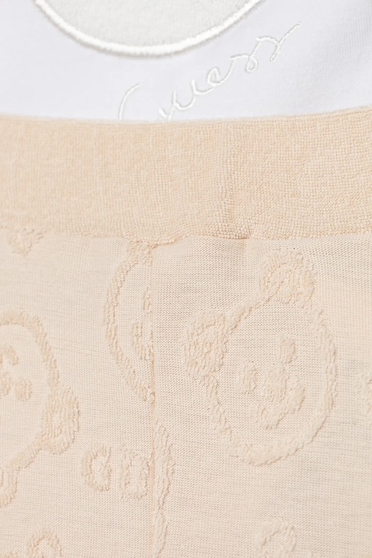 Guess komplet bawełniany niemowlęcy H4RW14.KBU64.PPYA beżowy
