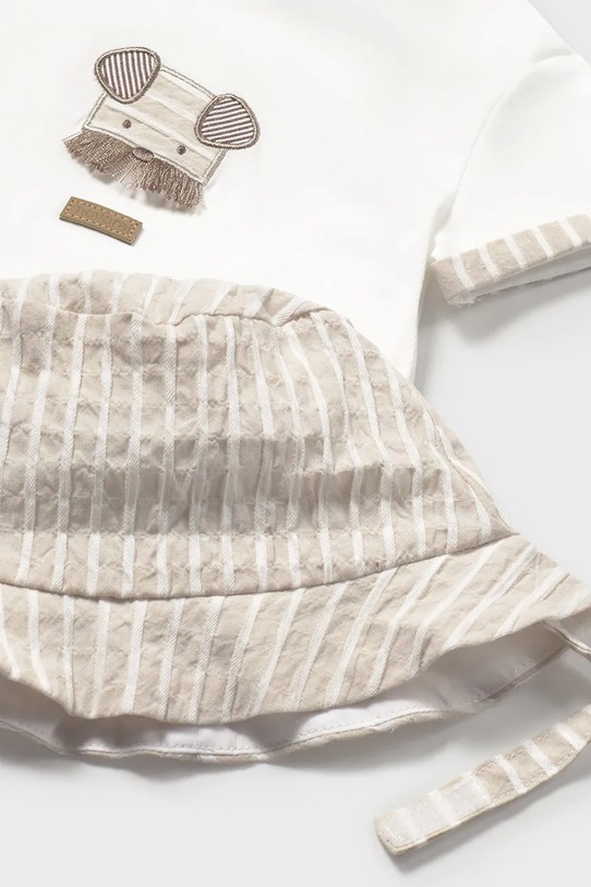 Chłopiec Mayoral Newborn komplet niemowlęcy 1201.1B.Newborn.PPYH beżowy