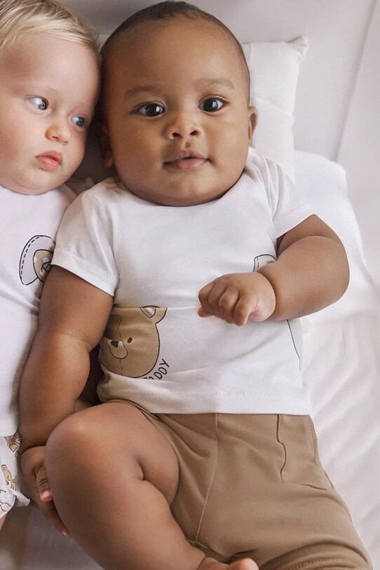 Детский хлопковый комплект Mayoral Newborn хлопок коричневый 1206.1H.Newborn.PPYH