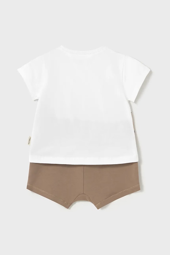 Băieți Mayoral Newborn set de bumbac pentru bebelusi 1206.1H.Newborn.PPYH maro