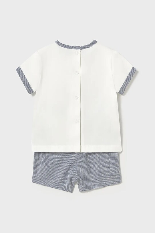 Дитячий комплект з домішкою льону Mayoral Newborn 1207.1L.Newborn.PPYH блакитний SS25