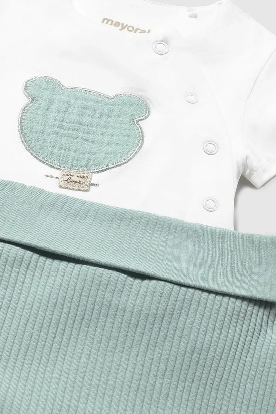 Chlapec Detská bavlnená súprava Mayoral Newborn 1259.1A.Newborn.PPYH zelená