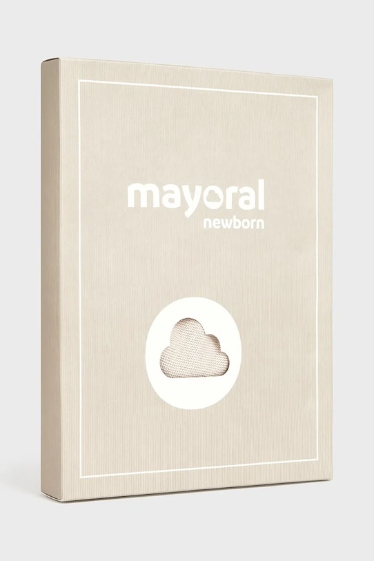 Mayoral Newborn komplet niemowlęcy 2-pack beżowy 1556.1E.Newborn.PPYH