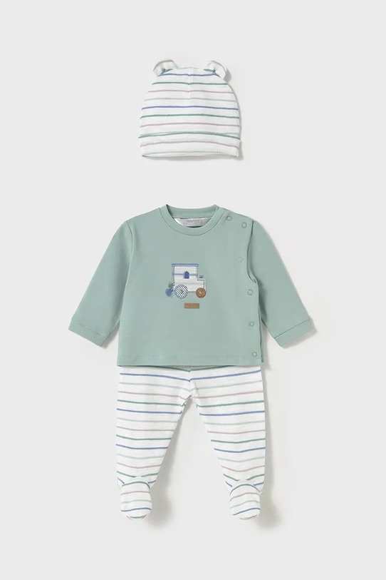 Mayoral Newborn compleu bebe tricotaj turcoaz 1557.1E.Newborn.PPYH