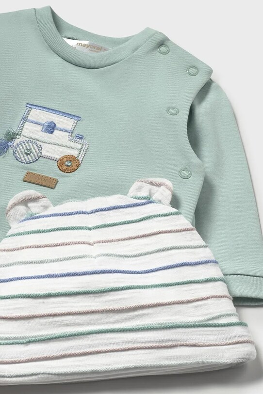 CHLAPEC Kojenecká sada Mayoral Newborn 1557.1E.Newborn.PPYH tyrkysová