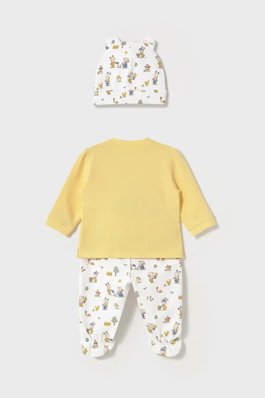 Mayoral Newborn compleu bebe 1557.1E.Newborn.PPYH galben SS25