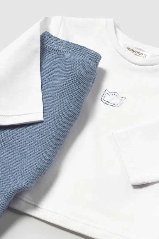 Mayoral Newborn komplet bawełniany niemowlęcy niebieski 1560.1F.Newborn.PPYH