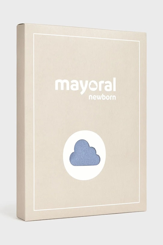 Mayoral Newborn komplet bawełniany niemowlęcy 1560.1F.Newborn.PPYH niebieski