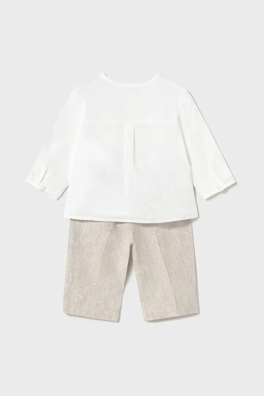 Mayoral Newborn set de bumbac pentru bebelusi 1564.1M.Newborn.PPYH alb SS25