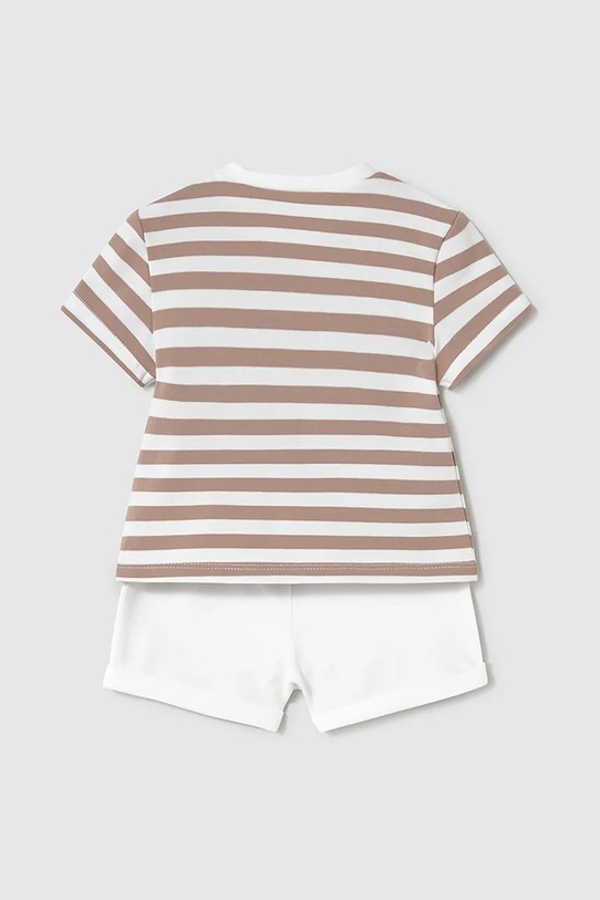 Chłopiec Mayoral Newborn komplet bawełniany niemowlęcy 1609.1C.Newborn.PPYH brązowy