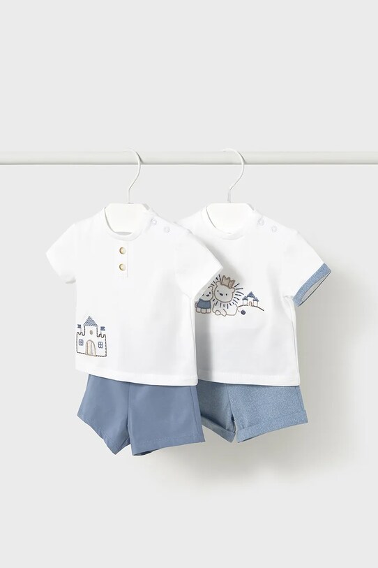 Mayoral Newborn set de bumbac pentru bebelusi bumbac albastru 1610.1F.Newborn.PPYH