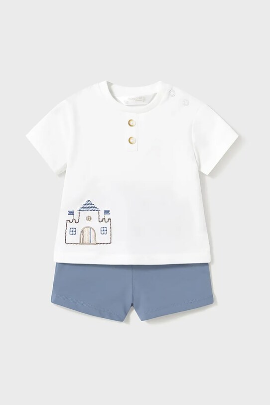 Mayoral Newborn set de bumbac pentru bebelusi 1610.1F.Newborn.PPYH albastru SS25