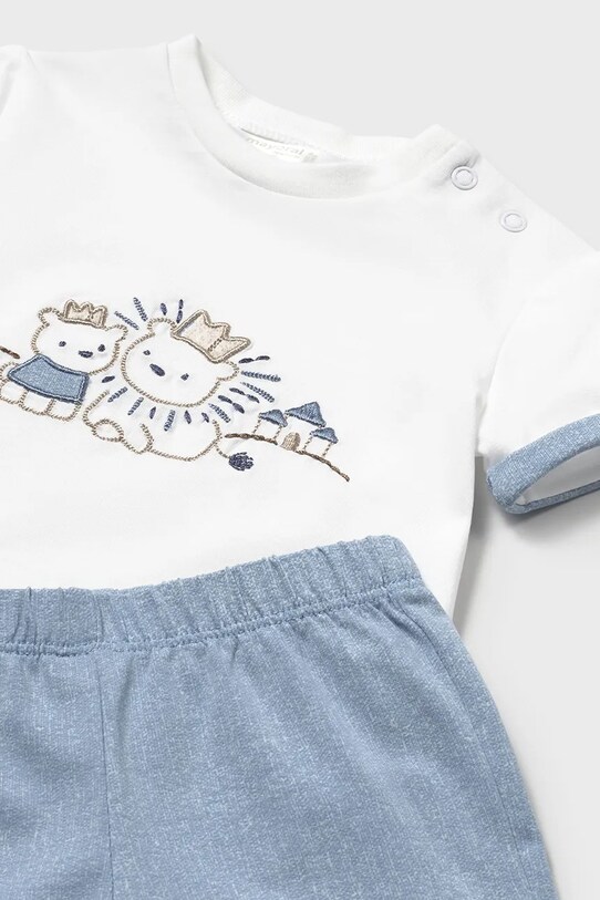 Mayoral Newborn set de bumbac pentru bebelusi albastru 1610.1F.Newborn.PPYH