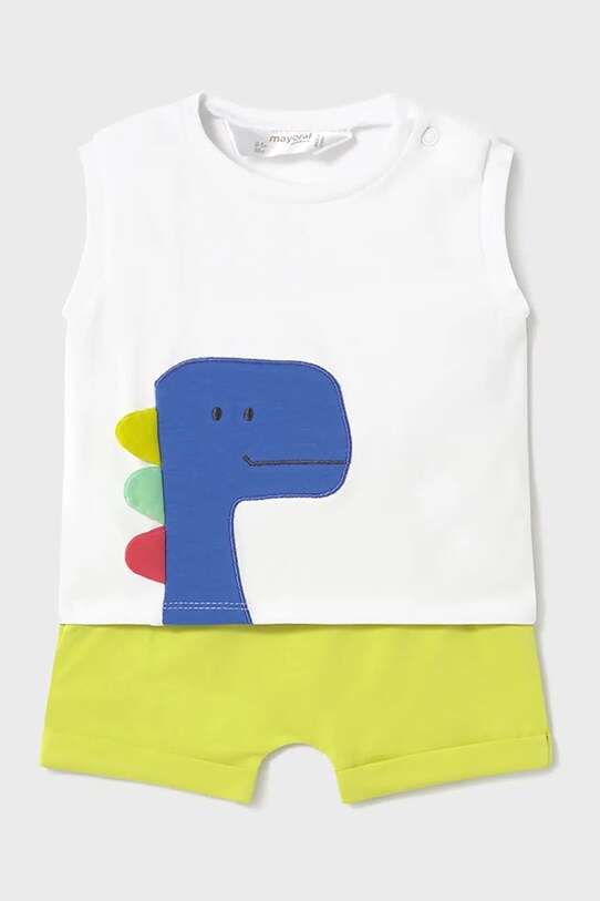 Детский хлопковый комплект Mayoral Newborn 1625.1Q.Newborn.PPYH зелёный SS25