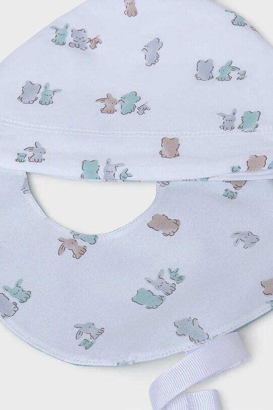 Chłopiec Mayoral Newborn komplet niemowlęcy 4-pack 9910.1A.Newborn.PPYH turkusowy