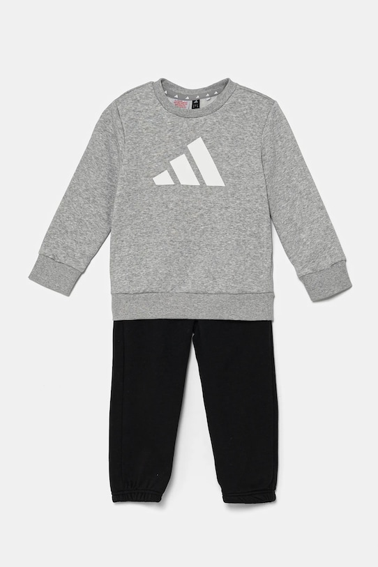 Дитячий спортивний костюм adidas меланж сірий JY0614