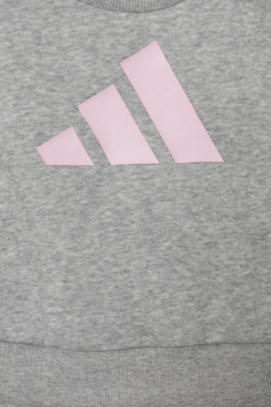 Chlapec Tepláková súprava pre bábätká adidas JC9644 sivá