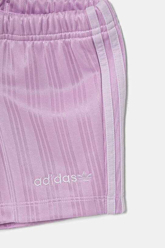 adidas Originals komplet niemowlęcy fioletowy JC6617