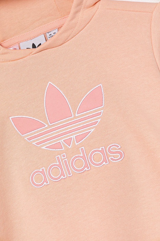 CHLAPEC Dětská tepláková souprava adidas Originals JC6591 oranžová