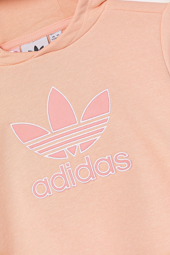 CHLAPEC Dětská tepláková souprava adidas Originals JC6591 oranžová