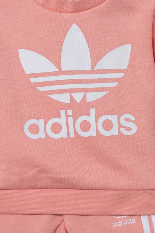 CHLAPEC Kojenecká tepláková souprava adidas Originals JC6508 růžová