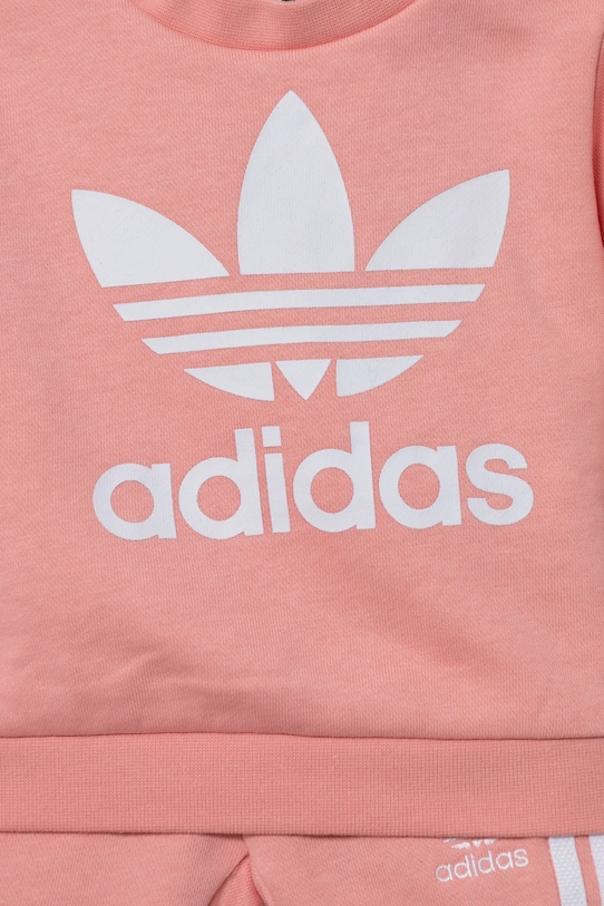 CHLAPEC Kojenecká tepláková souprava adidas Originals JC6508 růžová